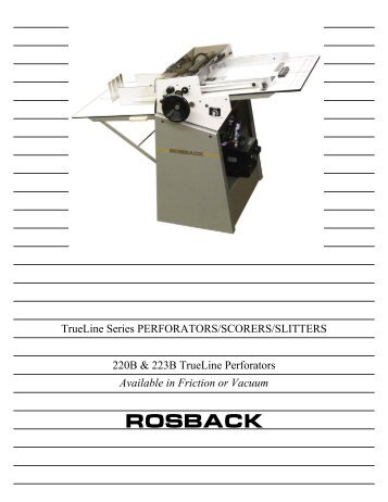 Download a pdf brochure of the Rosback 220 "Click Here"
