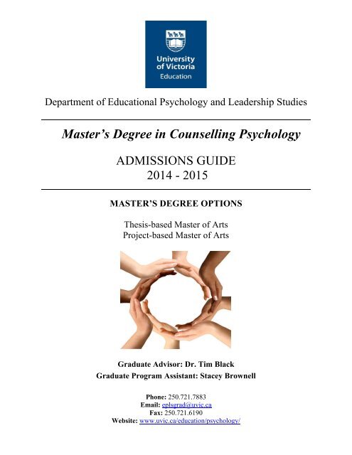 Counseling Master Program Master's Degree in Counselling Psychology - University of Victoria