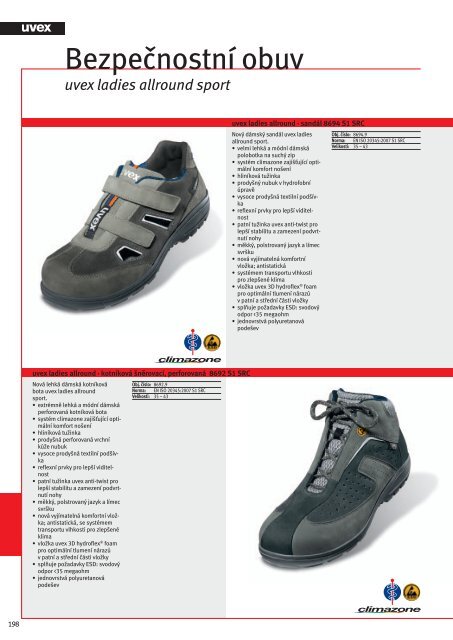 Bezpečnostní obuv - UVEX SAFETY