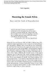 Mastering the Female Pelvis: Race and the Tools of Reproduction