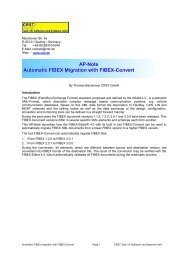 Ap-Note Automatic FIBEX Migration with Fibex-Convert AP ... - crst.de