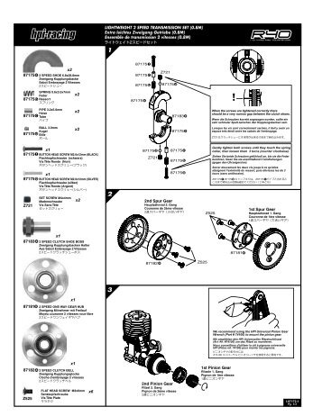 Download PDF instructions for #87173 (2 MB) - HPI Racing