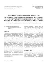 antihyperglycemic, antihyperlipidemic and antioxidant effects