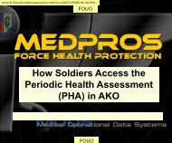 How Soldiers Access the Periodic Health Assessment (PHA) in AKO