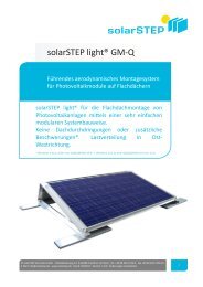 solarSTEP light® GM-Q - solarSTEP Unternehmensgruppe