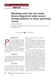 Blocking noise but not music lowers bispectral index scores during ...