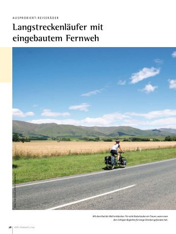 Langstreckenläufer mit eingebautem Fernweh - Hase Bikes