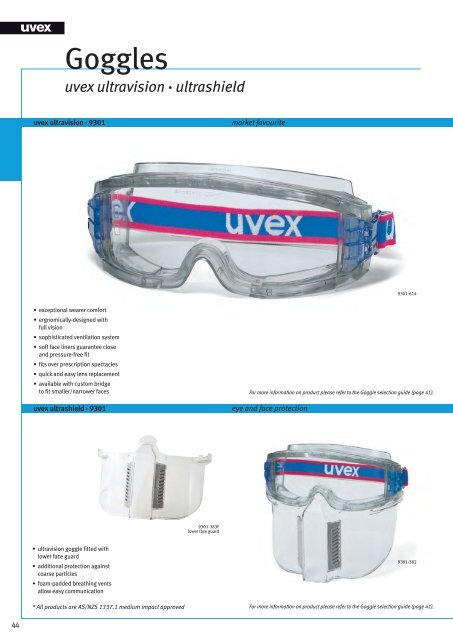 oggles Safety Eyewear - UVEX SAFETY