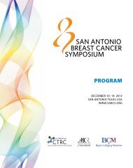 SABCS 2013 Program Book pdf - San Antonio Breast Cancer ...