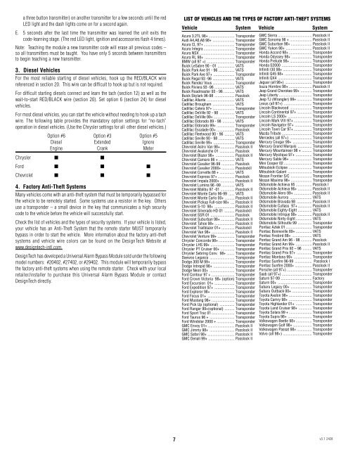 Ford Remote Start Installation Instructions - Greatest Ford