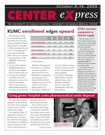 October 8, 2009 - University of Kansas Medical Center