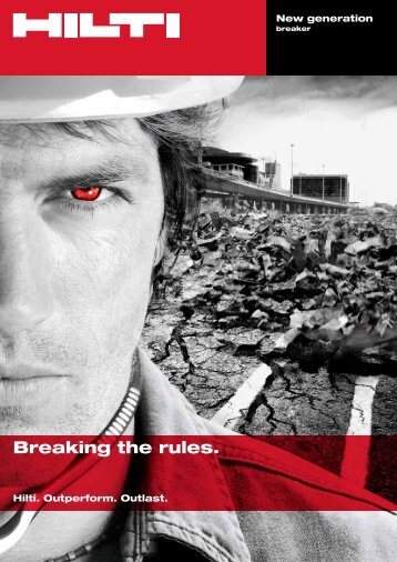 Breaking the rules. - Hilti