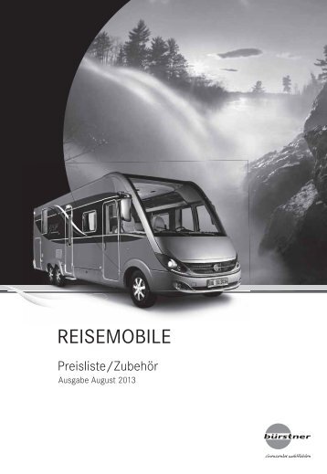 Zubehör Reisemobile 2014 - Bürstner GmbH