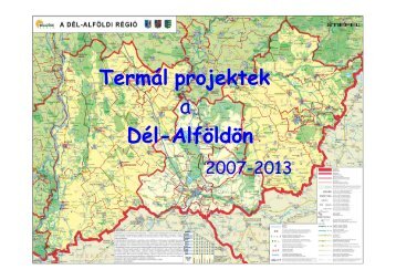 A Dél-alföldi régió geotermikus fejlesztési tervei 2007-2013 ...