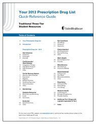 Your 2012 Prescription Drug List Quick-Reference Guide