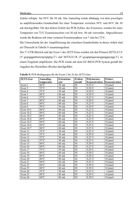 Ataxie mit okulomotorischer Apraxie Typ 2: Charakterisierung des ...