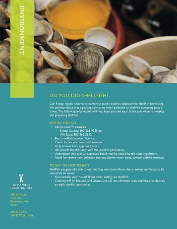 Shellfish - Kitsap Public Health District