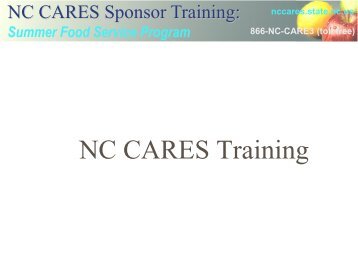 NC Cares Training Manual