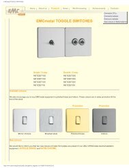 EMCmetal TOGGLE SWITCHES