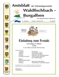 Waldfischbach - Burgalben - Amtsblatt.net