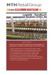 Logistikhandbuch MTH - MÃ¤c Geiz