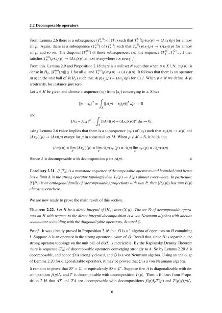 Disintegration theory for von Neumann algebras