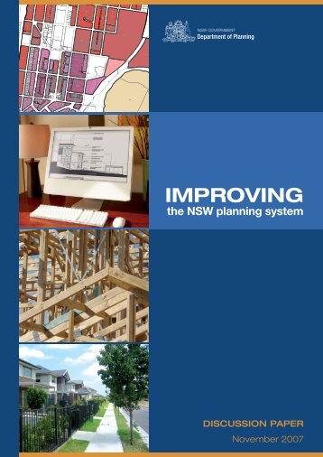 IMPROVING - Department of Planning - NSW Government