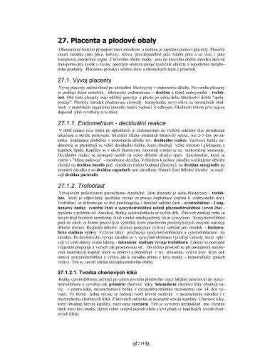 CUNI - Histologie a embryologie