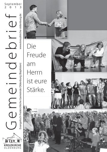 Gemeindebrief September 2013 - Evangelisch-Freikirchliche ...