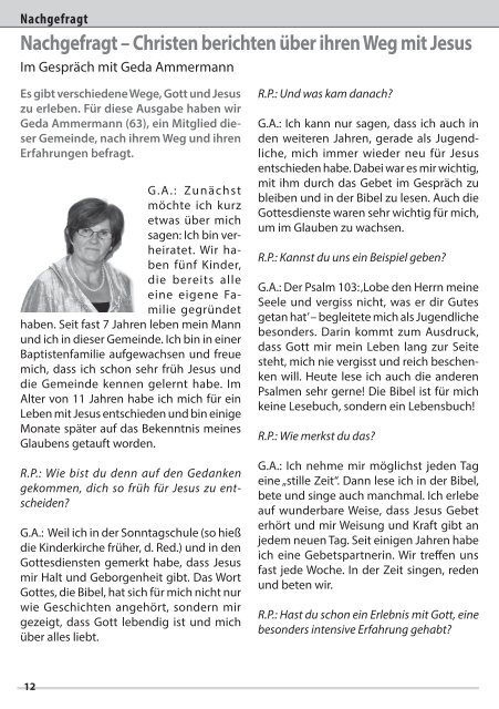 Gemeindebrief September 2013 - Evangelisch-Freikirchliche ...