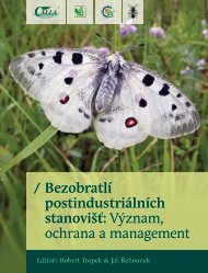 / BezobratlÃ­ postindustriÃ¡lnÃ­ch stanoviÅ¡Å¥: VÃ½znam, ochrana a ... - Calla