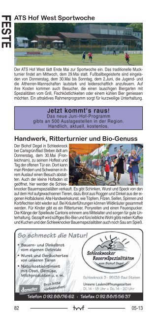 HP 05/2013 - Hof Programm