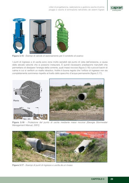 VASCHE DI PRIMA PIOGGIA e VASCHE DI LAMINAZIONE - Caprari