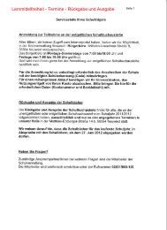 Info zur Schulbuchausleihe - WHG Neuwied