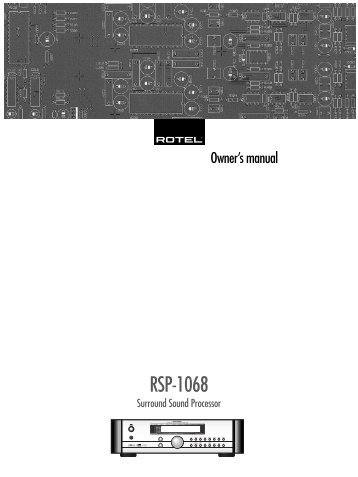 RSP-1068 - Rotel