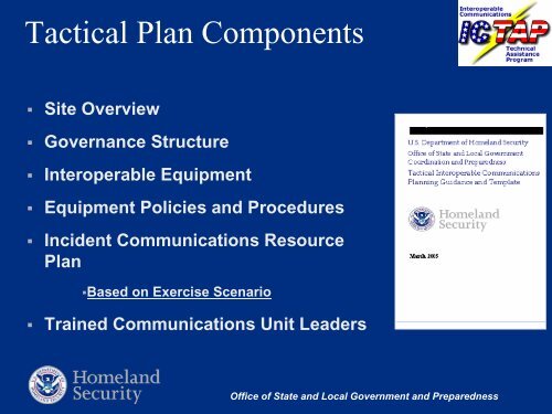 Interoperable Communications Technical Assistance Program (ICTAP)