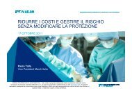 Relazione Dott. Paolo Tolla