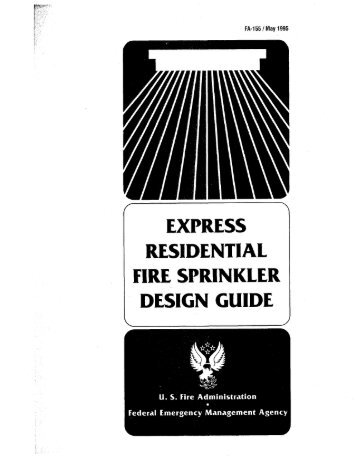 Express Residential Fire Sprinkler Design Guide - ToolBase Services