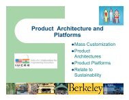 Product Architecture and Platforms