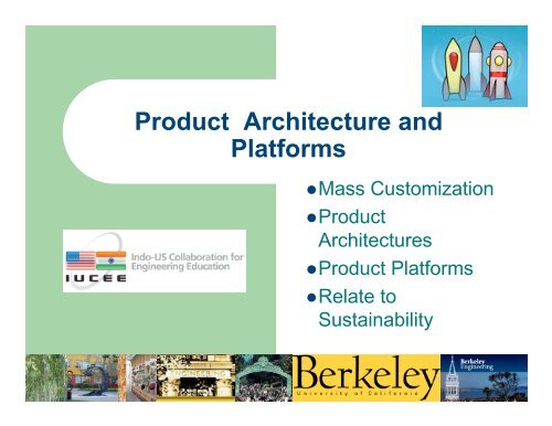 Product Architecture and Platforms