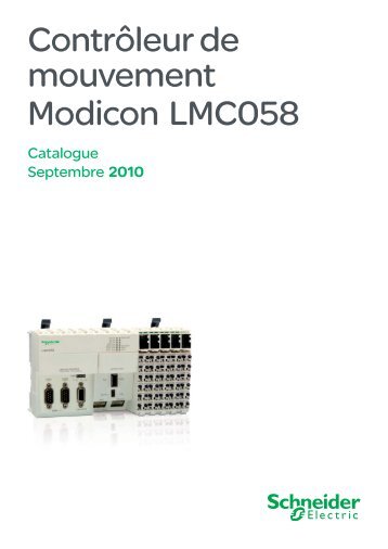 ContrÃ´leur de mouvement Modicon LMC058 - e-Catalogue ...