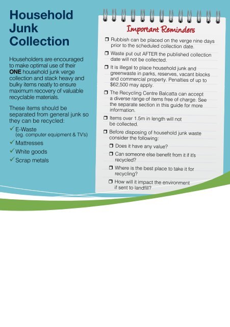 Waste and Recycling Guide 2013 - City of Stirling