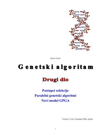 Skripta 2. dio: Paralelni genetski algoritmi - Zemris - FER