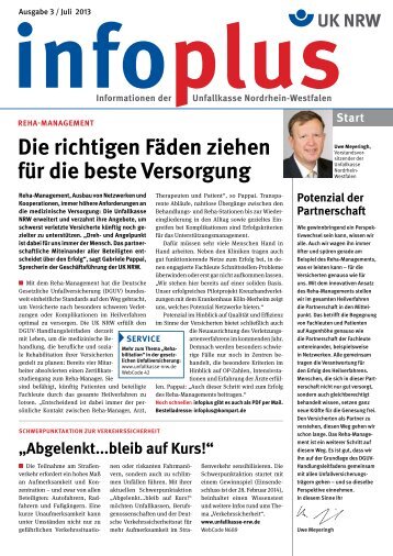 infoplus 3 / 2013 - Unfallkasse NRW