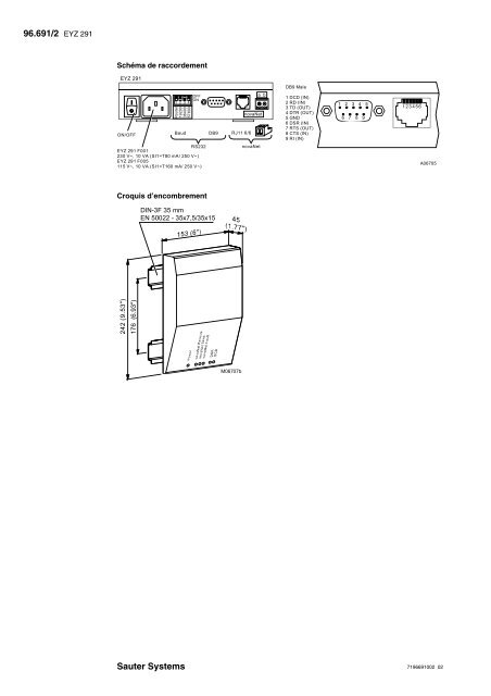 EYZ 291 - sauter-controls.com sauter-controls.com