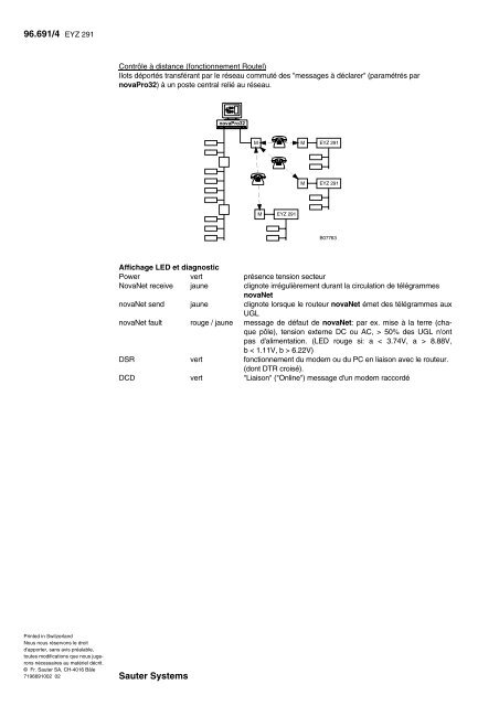 EYZ 291 - sauter-controls.com sauter-controls.com