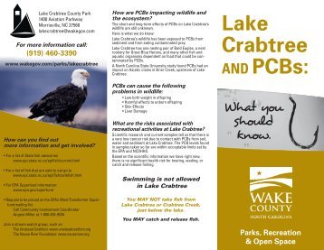 Lake Crabtree AND PCBs - Wake County Government