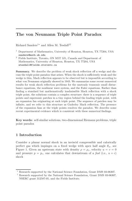 Partial Differential Equations - Modelling and ... - ResearchGate