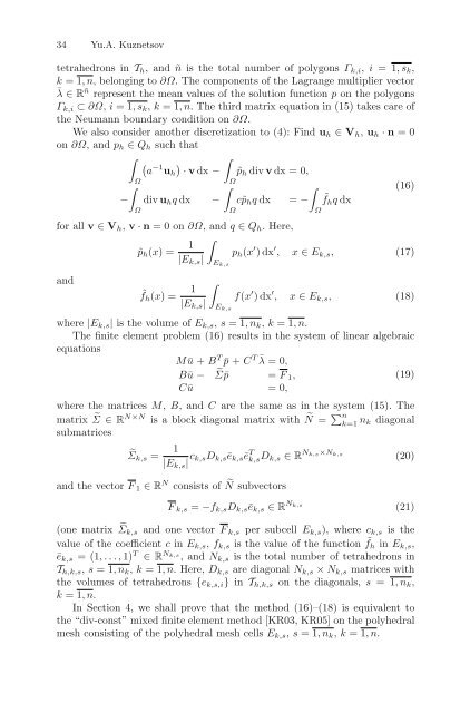 Partial Differential Equations - Modelling and ... - ResearchGate
