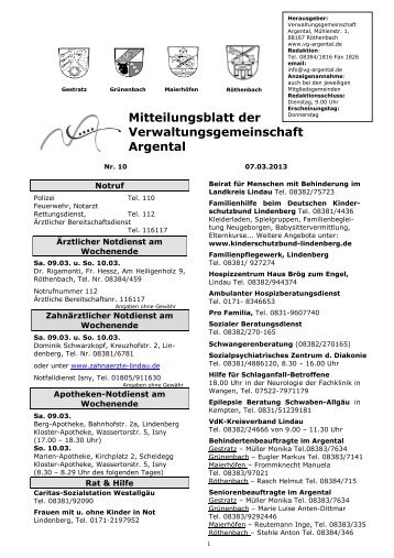 Mitteilungsblatt vom 07.03.2013.pdf - bei der ...